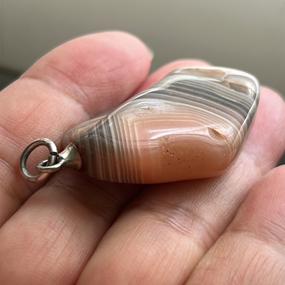 🖤Natural Agate stone pendant - Picture 2 of 8